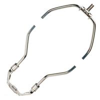 Satco 14" Heavy Duty Polished Nickel Steel Lamp Harp