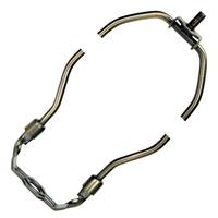 Satco 11" Heavy Duty Antique Brass Steel Lamp Harp