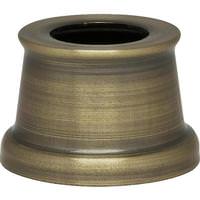 Satco 0.6" Antique Brass Flanged Steel Neck
