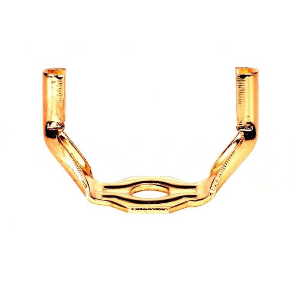 2.8" Brass Plated Heavy Duty Saddle