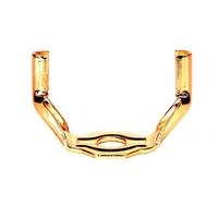 Satco 2.8" Brass Plated Heavy Duty Saddle