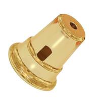 Satco 2.5" Heavy Duty Polished Brass Steel Cup For Swing Arm Lamps