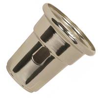 Satco 2.5" Heavy Duty Polished Nickel Cup For Swing Arm Lamps