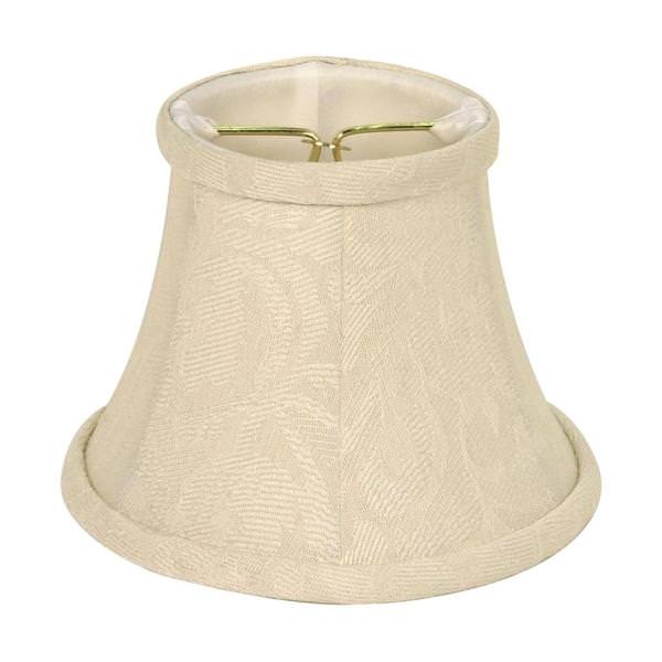 5" - Ivory Floral Clip On Shade