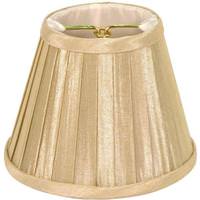 Satco 5" Beige Clip On Shade