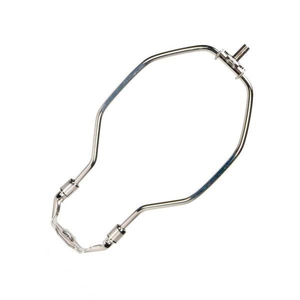 5.5" Light Duty Polished Nickel Steel Lamp Harp
