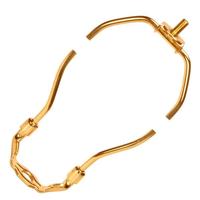 Satco 14" Light Duty Polished Brass Steel Lamp Harp