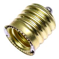 Satco 75 watt 120 Gold European (E14) To Candelabra (E12) Reducer
