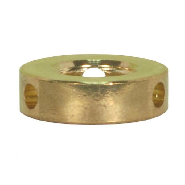 0.8" 10 Gauge Brass Plated Shade Ring