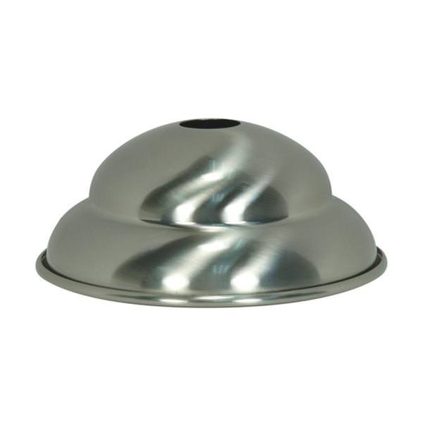 Brushed Nickel Step Canopy with Matching Screw Collar Loop