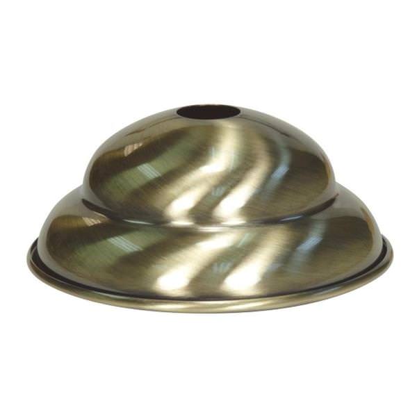 Antique Brass Step Canopy with Matching Screw Collar Loop