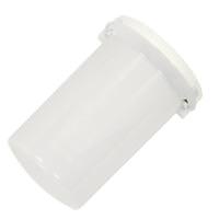 Satco 6" White Lexan Lens; For GU24 Keyless Ceiling Receptacle