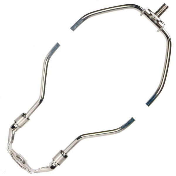 15" Light Duty - Polished Nickel Steel Lamp Harp
