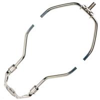 Satco 15" Light Duty - Polished Nickel Steel Lamp Harp