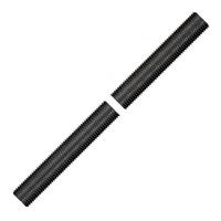 Satco 48" 1/4 IP Unfinished Steel Nipple