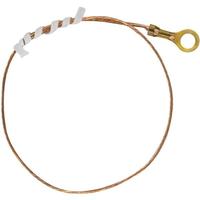 Satco 10" Bare Copper Ground Wire
