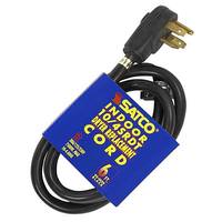 Satco 6' 7500 watt Heavy Duty Black Replacement Dryer Cord