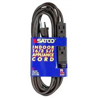 Satco 12' 1625 watt Indoor Brown Extension Cord