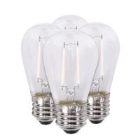 Sylvania 2 watt 120 volt S14 Medium Screw Base 2700K Warm White Dimmable White Filament LED (4 Pack)