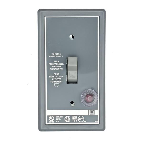 16 AMP Gray Single Pole Slide Manual Starter