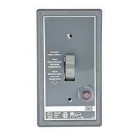 Square D 16 AMP Gray Single Pole Slide Manual Starter