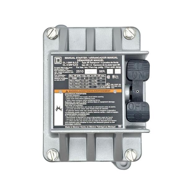 16 AMP Gray Single Pole Slide Single Unit Manual Starter