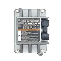Square D 16 AMP Gray Single Pole Slide Single Unit Manual Starter