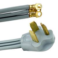 Sunlite 4' 3 Prong Gray Dryer Cord