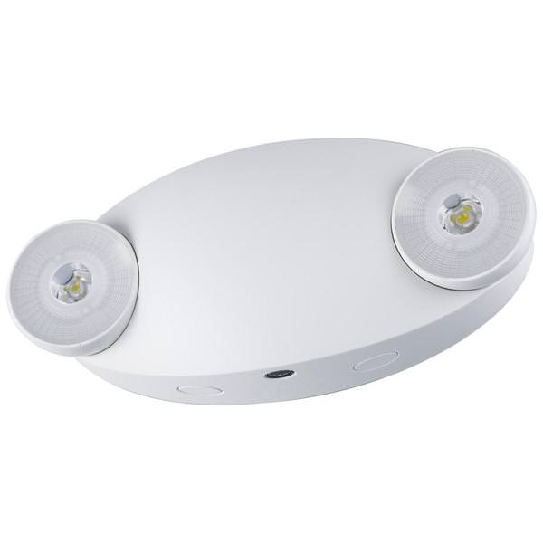 2 Light 2 watt 120/277 volt 6500K Daylight White LED Emergency Light Fixture