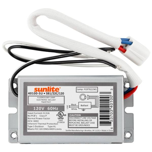 1 light 120 volt FC8 Linear Electric Ballast 