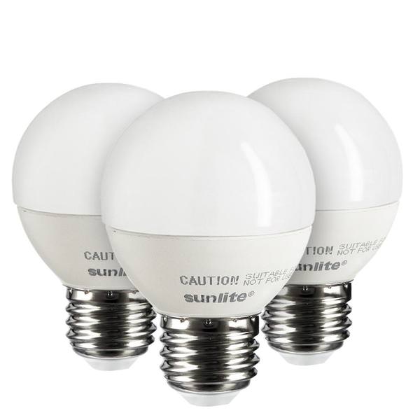 7 watt 120v volt G16 Medium Screw Base 2700 Warm White LED Light Bulb (3 Pack)