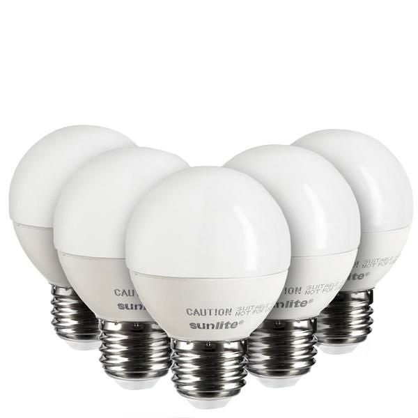7 watt 120 volt G16 Medium Screw Base 2700K Warm White LED Light Bulb (6 Pack)