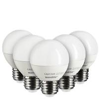 Sunlite 7 watt 120 volt G16 Medium Screw Base 2700K Warm White LED Light Bulb (6 Pack)