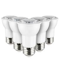 Sunlite 7 watt 120 volt PAR16 Medium Screw Base 2700K Warm White Long Neck LED Light Bulb  (6 Pack)