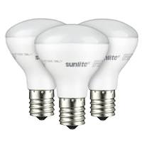 Sunlite 4 watt 120 volt R14 Intermediate Screw Base 2700K Warm White LED Light Bulb (3 Pack)