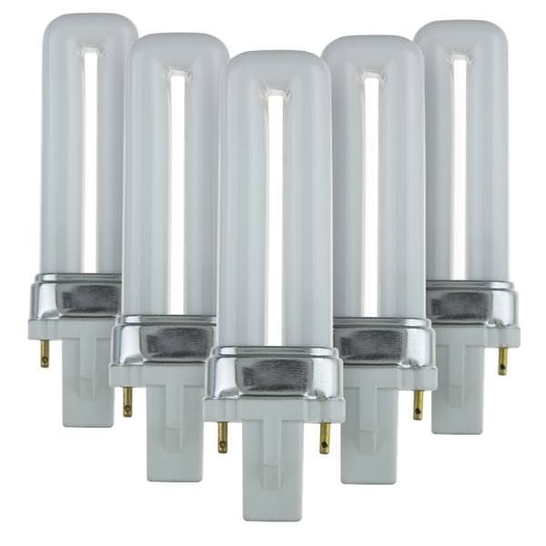 5 watt PL 2-Pin Base 4100K Cool White CFL (10 Pack)