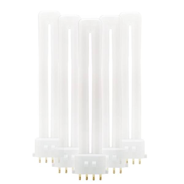 13 watt PL 4-Pin Base 3000K Natural White Compact Fluorescent Light Bulb (10 Pack) 