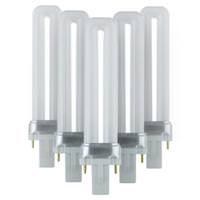 Sunlite 7 watt PL 2-Pin Base 4100K Cool White Single Tube CFL (10 Pack)