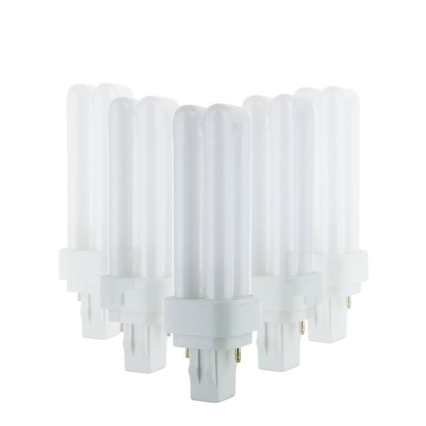 13 watt PLD 2-Pin Base 4100K Cool White Compact Fluorescent Light Bulb  (10 Pack)