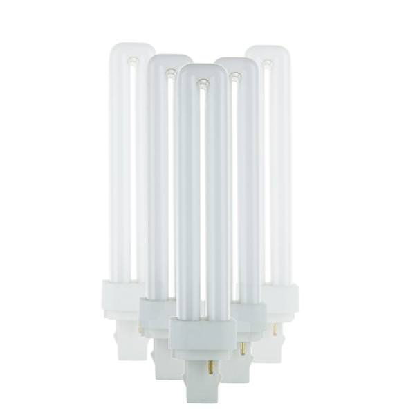 26 watt 120 volt PLD 2-Pin Base 3000K Natural White Fluorescent Light Bulb (10 Pack)
