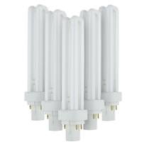 Sunlite 26 watt PLD 4-Pin Base 3000K Natural White Ballast Compatible Twin Tube Fluorescent Bulb (10 Pack)