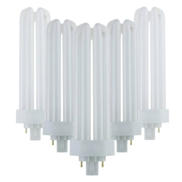 42 watt PLT 4-Pin Base 3000K Natural White Compact Fluorescent Light Bulb (10 Pack)