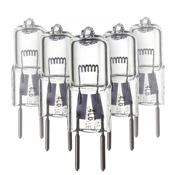 50 watt 24 volt T3.5 3200K Natural White Incandescent Light Bulb (12 Pack)