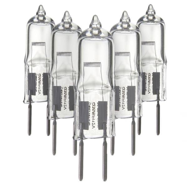35 watt 12 volt T3.5 Bi-Pin Base 3200K Natural White Halogen Incandescent Light Bulb (12 Pack)