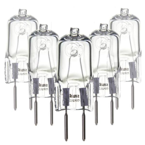 35 watt 120 volt Bi-Pin Base 3200K Natural White Incandescent Light Bulb (12 Pack)