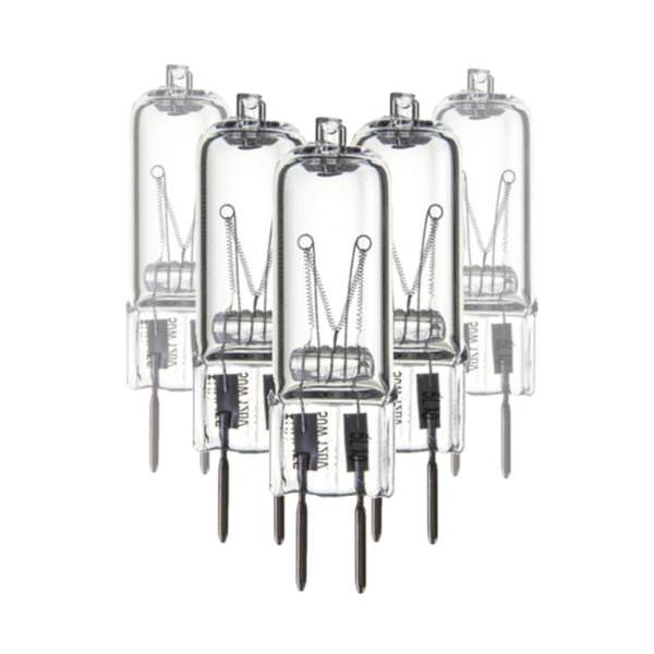 50 watt 120 volt T3.5 Bi-Pin Base 3200K Natural White Clear Incandescent Light Bulb (12 Pack)