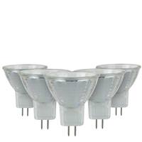 Sunlite 10 watt MR11 Bi-Pin Base 3200K Natural White Mini Reflector  Halogen Light Bulb (6 Pack)