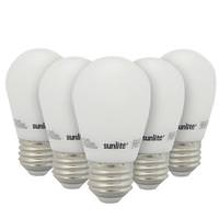 Sunlite 1 watt 120 volt S14 Medium Screw Base 2700K Warm White LED Light Bulb (6 Pack)