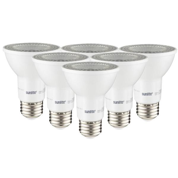7 watt 120 volt PAR20 Medium Screw Base 4000K Cool White LED Reflector light (6 Pack)
