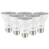 Sunlite 7 watt 120 volt PAR20 Medium Screw Base 4000K Cool White LED Reflector light (6 Pack)